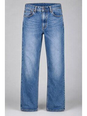 Levi's 505 Mens 34 x 32 Jeans Regular Fit Blue Denim Straight Leg Pants